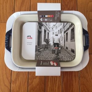 New STAUB Baking Dish Au Gratin Casserole Serving Dish